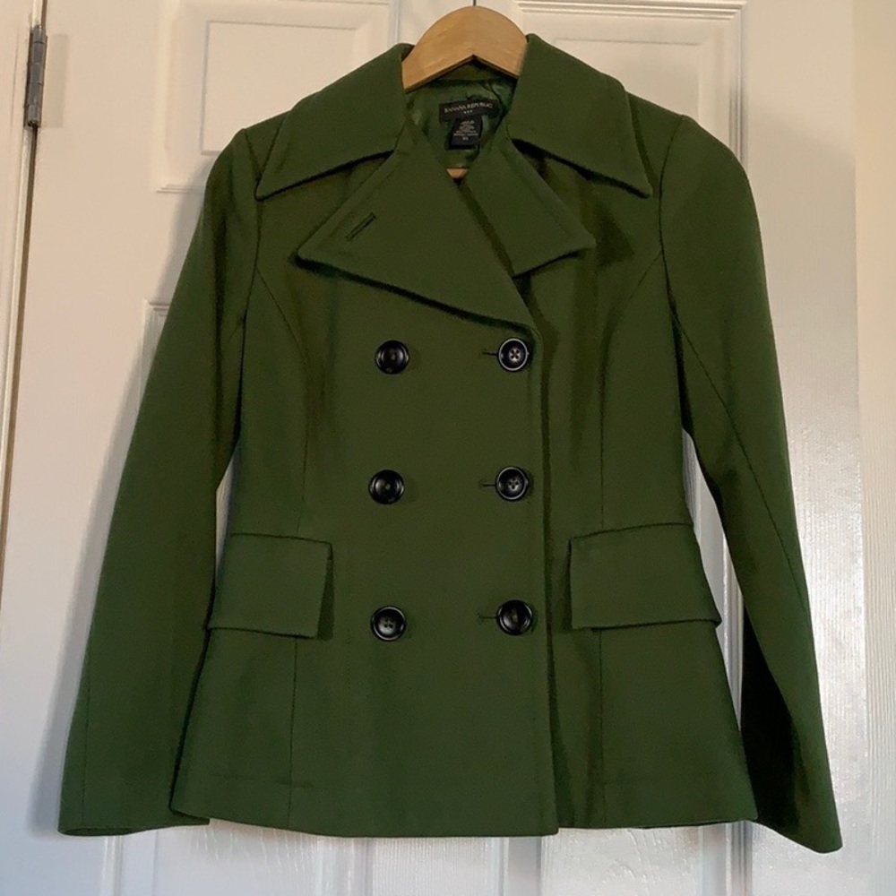 Banana Republic double breasted pea coat size XS